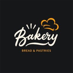 Premium Vector _ Bakery bread and pastry design logo template